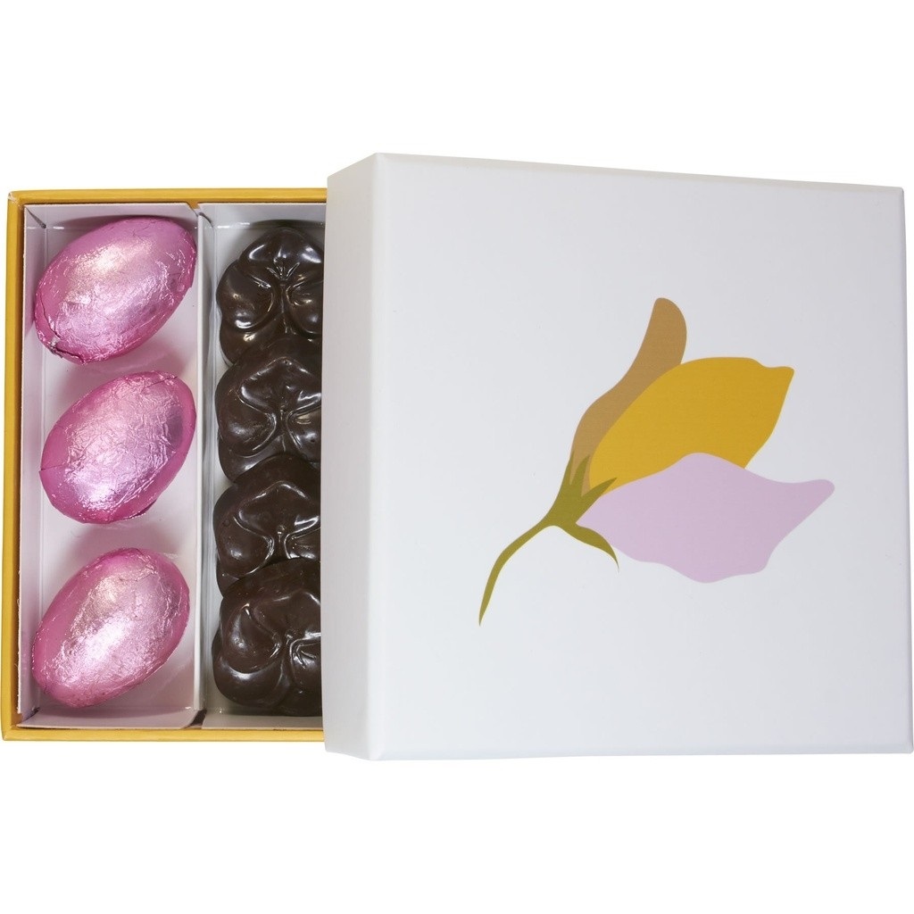 CUTIE CU CIOCOLATĂ BELGIANĂ VALENTINO BRIGHT BLOOM BOX 110G