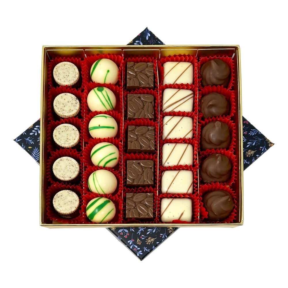 PRALINE CIOCOLATĂ BELGIANĂ VALENTINO BLUE HOUR COLLECTION BOX 360G