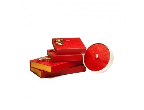 ROUND RED BOX - CUTIE CU 15 TRUFE DE CIOCOLATĂ VALENTINO
